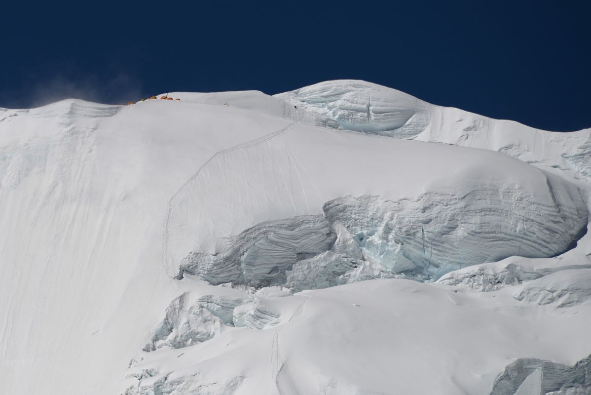 51 Tents On The Mount Everest North Col Early Morning From Mount Everest North Face Advanced Base Camp 6400m In Tibet